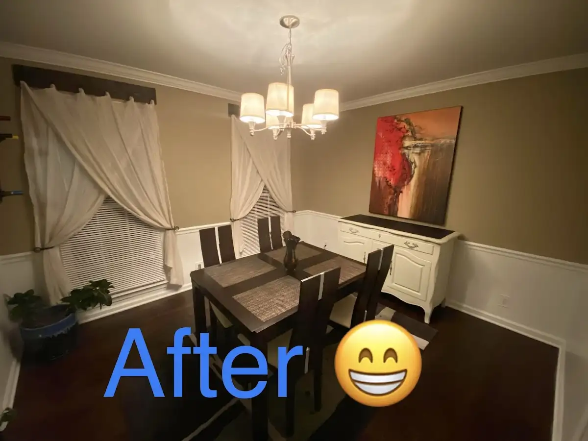 Professional dining room restoration after water damage in Carpinteria