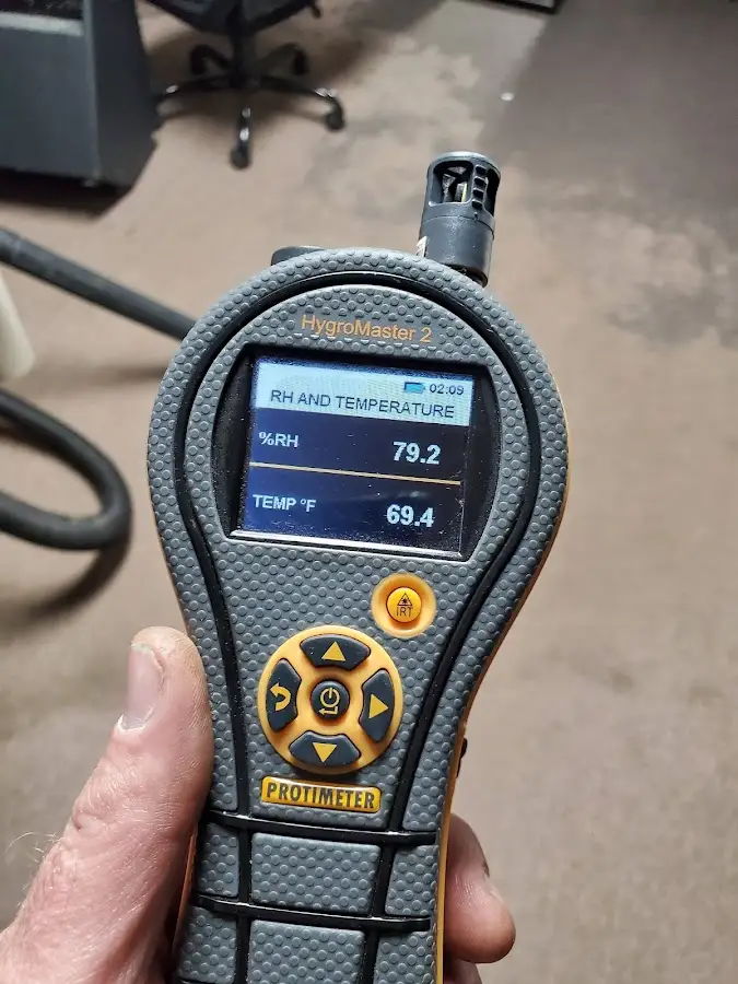 Moisture meter humidity assessment for Fire & Smoke Damage Restoration in Carpinteria