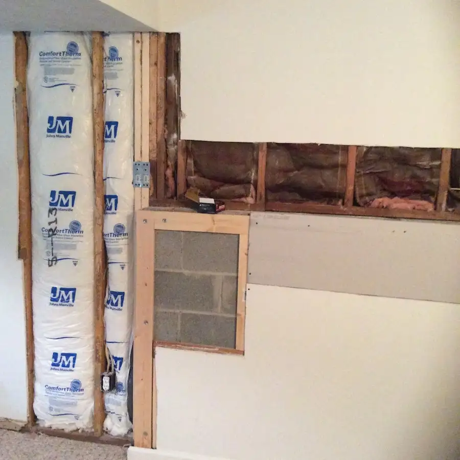Wall insulation replacement during Odor Removal & Deodorization in Carpinteria